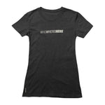 INVOLVD_Who_Where_Here_Charcoal_Womens_Tshirt_Involvd_Social_Advocacy_Clothing_Brand Charcoal Grey