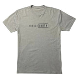 Involvd-pursue-truth-unisex-heathered-grey-t-shirt