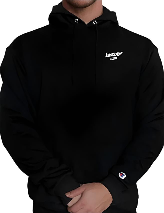 Involvd® Logo Unisex Champion® Hoodie_Involvd Social Advocacy Clothing Brand