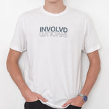 Involvd Social Advocacy Clothing Brand Classic Logo White Tshirt