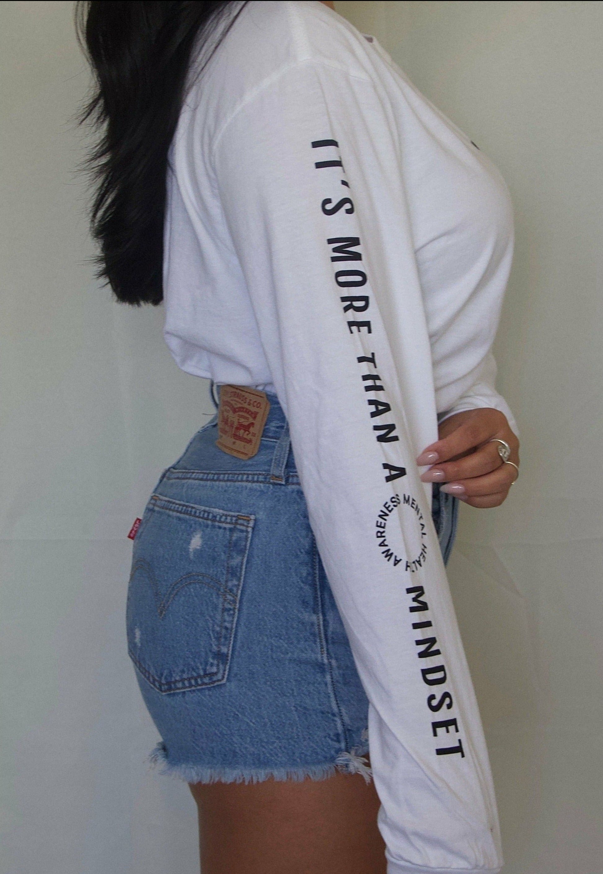 Involvd® It's More Than a Mindset Mental Health Awareness Unisex Long-Sleeve_Involvd Social Advocacy Clothing Brand