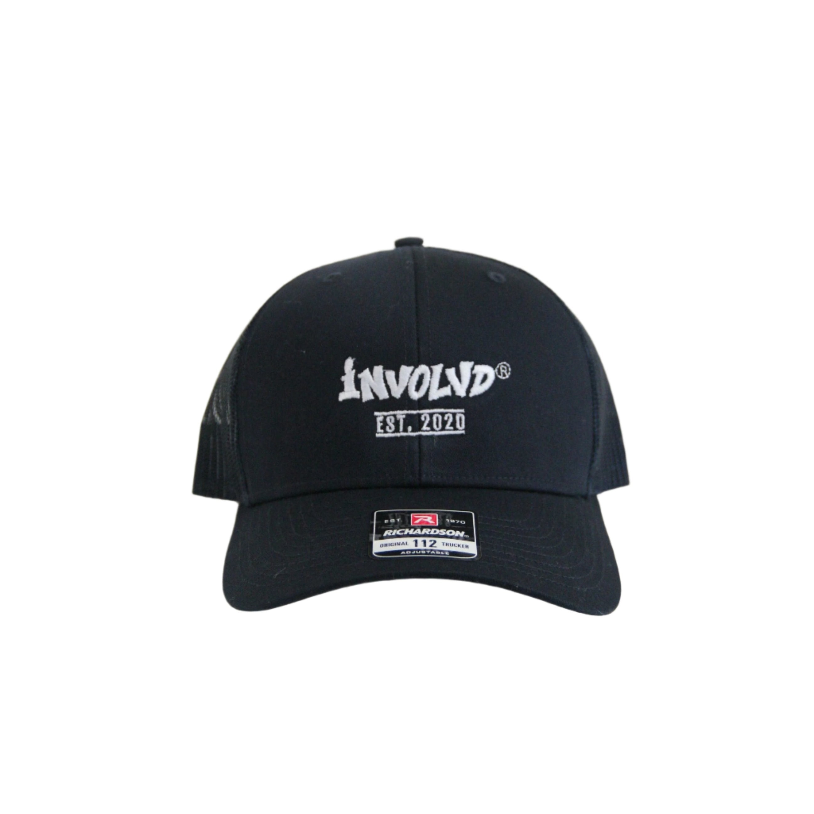 NavyBlueInvolvdTruckerHat Involvd Social Advocacy Brand